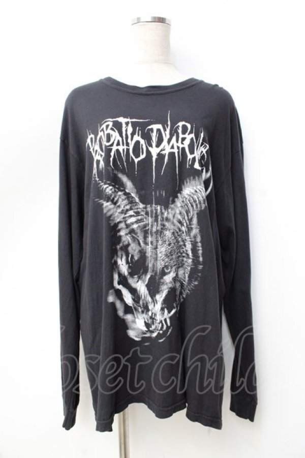 画像1: CIVARIZE / ヴィンテージ加工アニマルプリントロンT F ブラック Y-25-09-16-038-GO-TO-SZ-ZY (1)