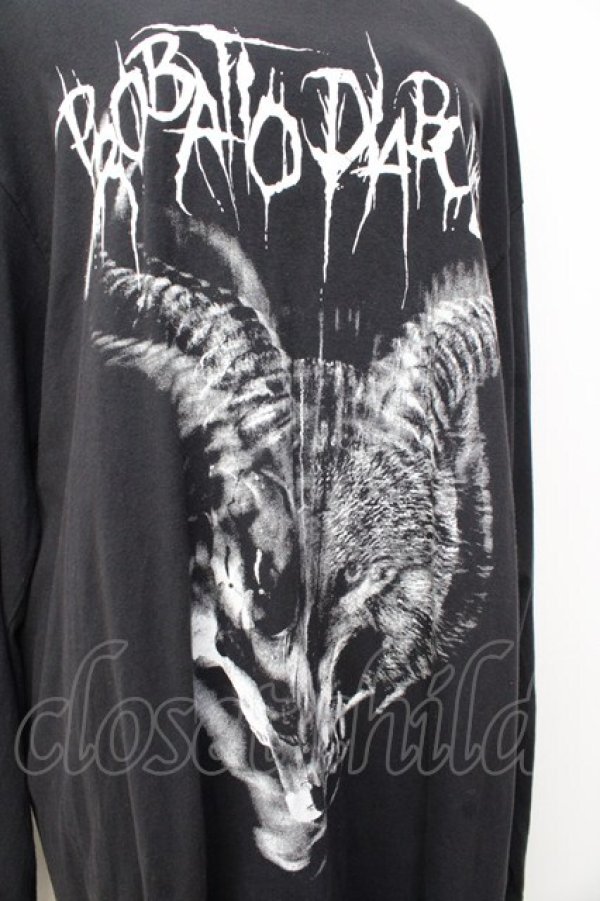 画像3: CIVARIZE / ヴィンテージ加工アニマルプリントロンT F ブラック Y-25-09-16-038-GO-TO-SZ-ZY (3)