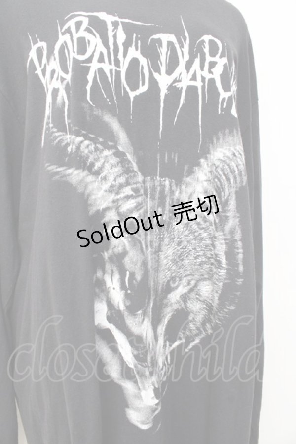 画像3: CIVARIZE / ヴィンテージ加工アニマルプリントロンT F ブラック Y-25-09-16-038-GO-TO-SZ-ZS (3)