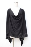 画像1: BPN FOR MEN / イレギュラーカーデ M 黒 Y-25-09-16-040-GO-TO-SZ-ZY (1)