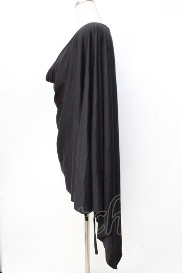 画像2: BPN FOR MEN / イレギュラーカーデ M 黒 Y-25-09-16-040-GO-TO-SZ-ZY (2)