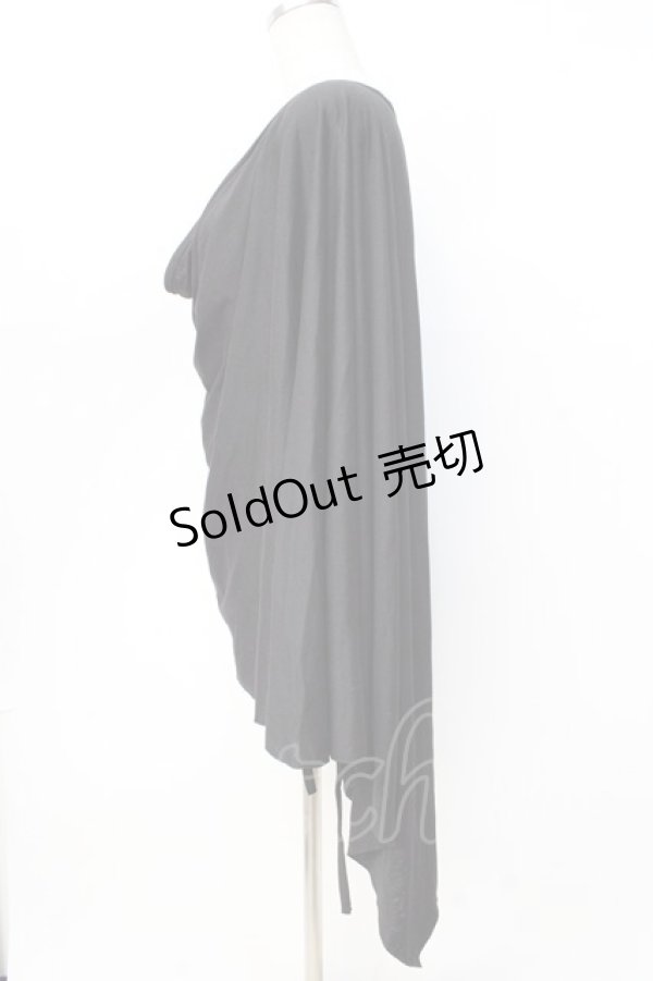 画像2: BPN FOR MEN / イレギュラーカーデ M 黒 Y-25-09-16-040-GO-TO-SZ-ZY (2)