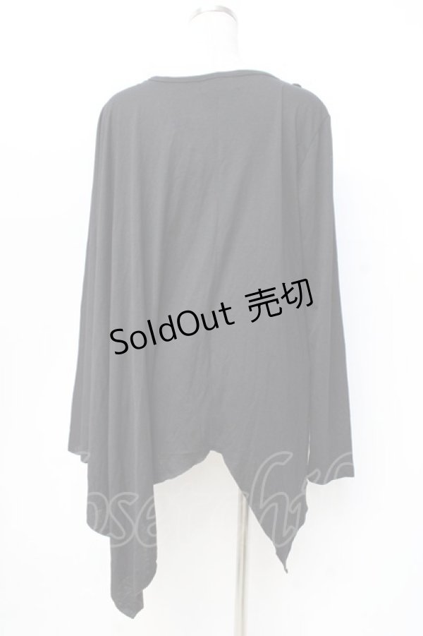 画像3: BPN FOR MEN / イレギュラーカーデ M 黒 Y-25-09-16-040-GO-TO-SZ-ZY (3)