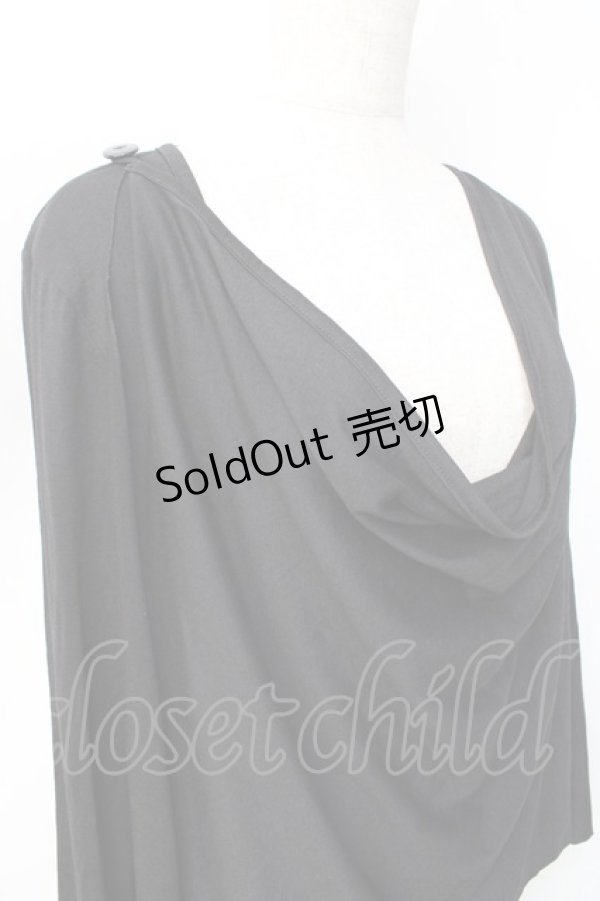 画像4: BPN FOR MEN / イレギュラーカーデ M 黒 Y-25-09-16-040-GO-TO-SZ-ZY (4)