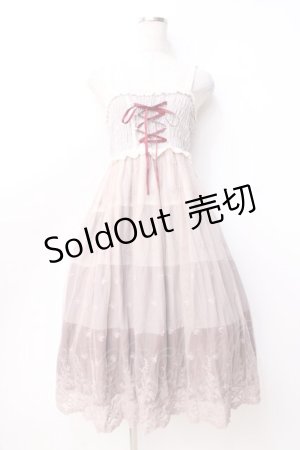 画像: axes femme / グラデーション2wayワンピース  ピンク Y-25-09-16-053-AX-OP-SZ-ZY