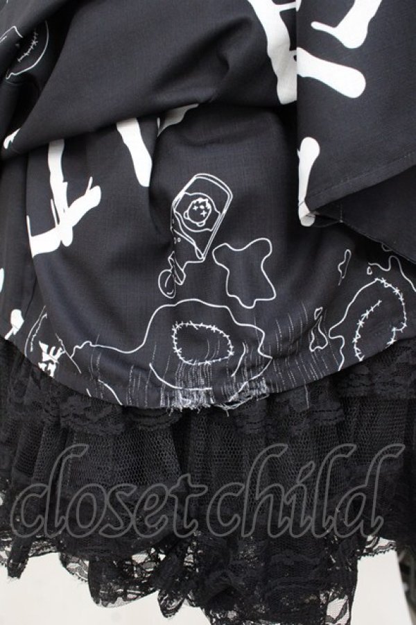 画像5: Amilige / MELT Bear総柄浴衣 F 黒 Y-25-09-16-074-PU-OP-SZ-ZT405 (5)