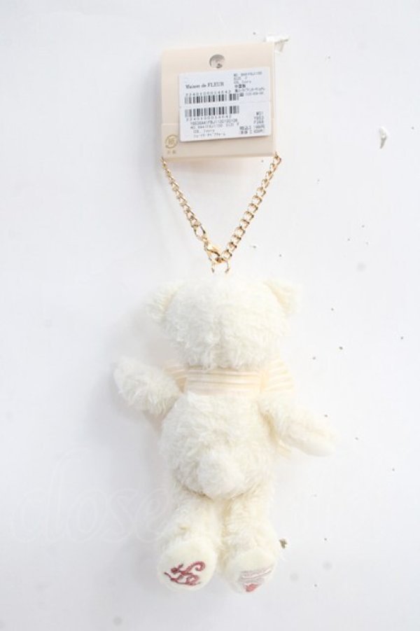 画像3: Maison de FLEUR / ショートケーキベアチャーム F アイボリー Y-25-09-16-001-LO-ZA-SZ-ZT486-F001 (3)