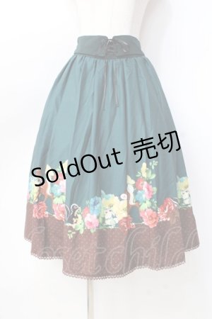 画像: 【SALE】axes femme POETIQUE / ディズニー バンビ/スカート  グリーン Y-25-09-16-078-AX-SK-SZ-ZT410