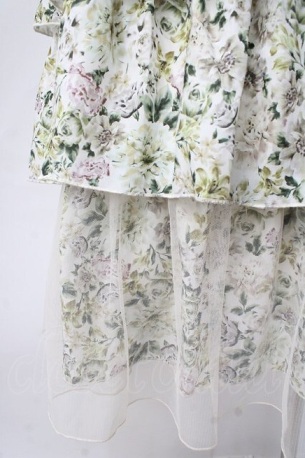 画像4: axes femme / フルールPTティアードスカート  生成り Y-25-09-16-083-AX-SK-SZ-ZT009 (4)