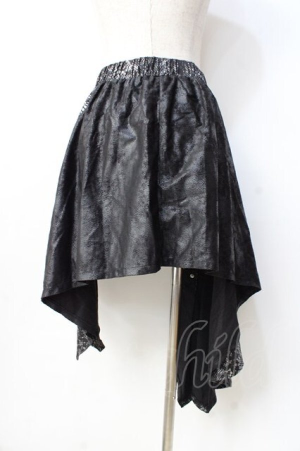 画像3: Qutie Frash / アシメスカート  黒 Y-25-09-16-096-QU-SK-SZ-ZY (3)