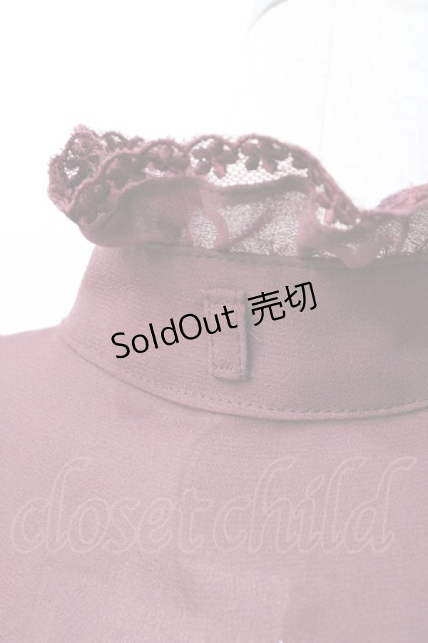 画像4: MIHO MATSUDA / ブラウス・アザリア S ボルドー Y-25-09-16-010-GO-BL-SZ-ZY (4)