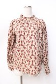 画像1: axes femme / 花柄ブラウス  ベージュ Y-25-09-16-024-AX-BL-SZ-ZI (1)