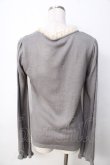 画像2: axes femme / ラッピングリボンデザインニット  グレー Y-25-09-22-059-AX-TO-SZ-ZI (2)