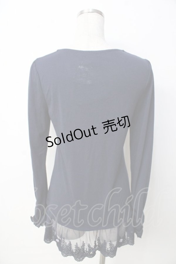 画像2: axes femme / 裾デコレーションインナーPO M 紺 Y-25-09-22-069-AX-TO-SZ-ZI (2)