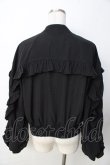 画像2: Ank Rouge / 袖編み上げブルゾン  黒 Y-25-09-22-082-CA-CO-SZ-ZY (2)