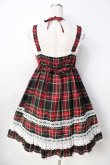 画像2: BABY,THE STARS SHINE BRIGHT / タータンチェックベビードールジャンパースカート  グリーン Y-25-09-22-090-BA-OP-SZ-ZY (2)