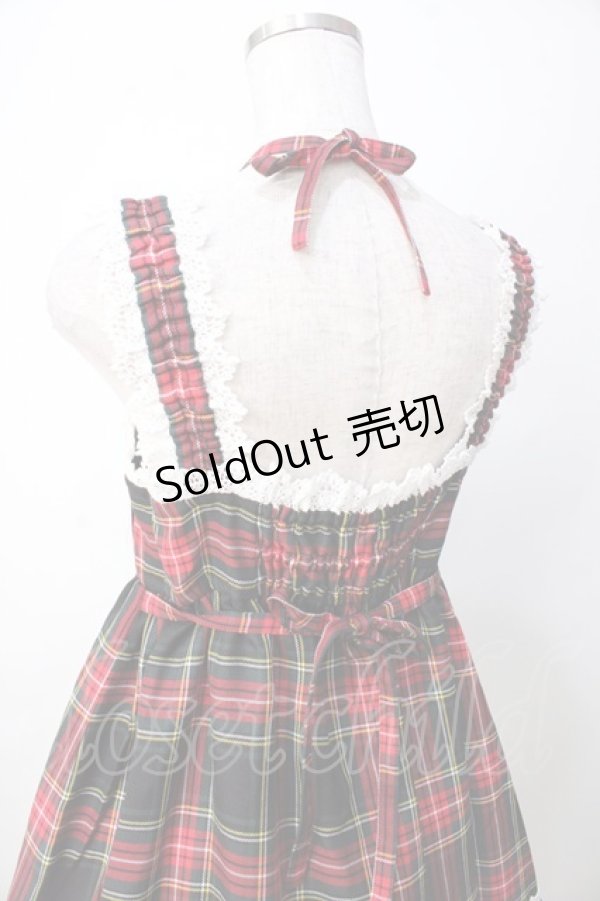 画像5: BABY,THE STARS SHINE BRIGHT / タータンチェックベビードールジャンパースカート  グリーン Y-25-09-22-090-BA-OP-SZ-ZY (5)