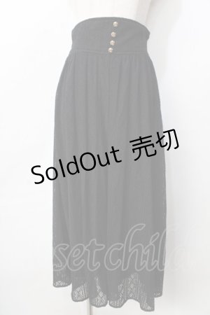 画像: axes femme / バックレースアップパンツ  黒 Y-25-09-22-120-AX-PA-SZ-ZY