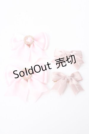 画像: Amavel / リボンクリップセット  ピンク Y-25-09-22-002-CA-ZA-SZ-ZY