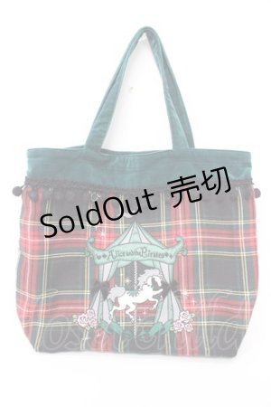 画像: ALICE and the PIRATES / カルーセルアップリケトートバッグ  グリーン Y-25-09-22-019-PA-BG-SZ-ZY