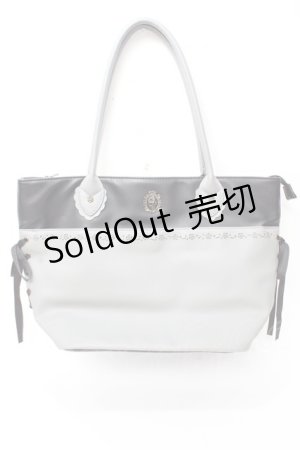 画像: axes femme / 薔薇封入モチーフ付A4トート  グレー Y-25-09-22-022-AX-BG-SZ-ZY