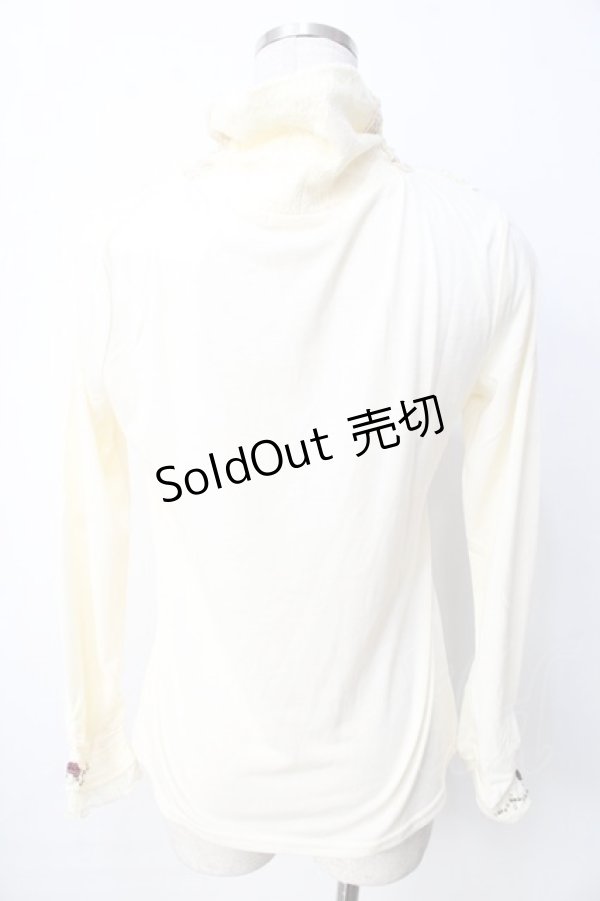 画像2: axes femme / レースタートルガーデンインナープルオーバー M 生成り Y-25-09-22-038-AX-TO-SZ-ZI (2)