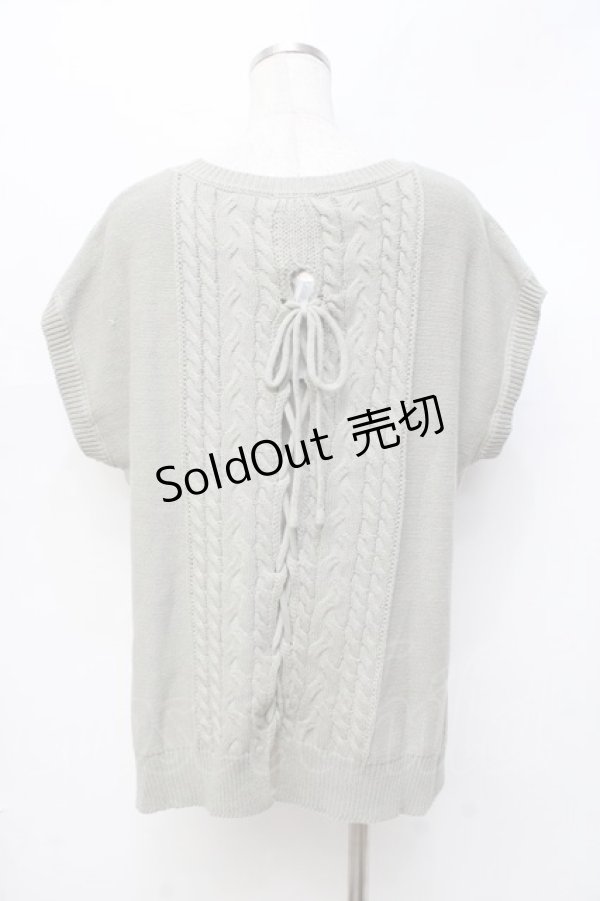 画像3: axes femme / ニットベストアンサンブル M グリーン Y-25-09-25-055-AX-TO-SZ-ZI (3)