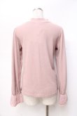 画像2: axes femme / レース×チュール袖プルオーバー  ピンク Y-25-09-25-064-AX-TO-SZ-ZI (2)