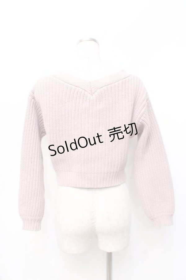 画像2: evelyn / ローゲージカーディガン  ピンク Y-25-09-25-065-LO-TO-SZ-ZY (2)