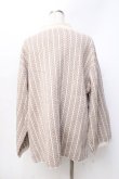 画像2: axes femme / ジャガード柄ニット M ベージュ Y-25-09-25-071-AX-TO-SZ-ZI (2)