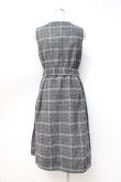 画像3: axes femme / シャギーチェックジャンスカ M グレー Y-25-09-25-081-AX-OP-SZ-ZI (3)
