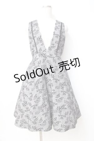 画像: axes femme / 柄入りチェックジャンスカ M 黒 Y-25-09-25-084-AX-OP-SZ-ZI