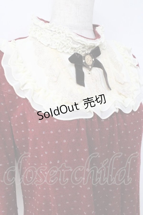 画像3: axes femme / スタンドブロッキングチュニ M アカ Y-25-09-25-088-AX-OP-SZ-ZI (3)