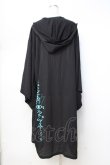 画像2: Deorart / フード付きプリントガウン  黒 Y-25-09-25-090-PU-TO-SZ-ZY (2)