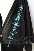 画像4: Deorart / フード付きプリントガウン  黒 Y-25-09-25-090-PU-TO-SZ-ZY (4)