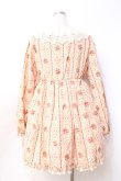 画像3: LIZ LISA / フラワーフレームワンピース  淡オレンジ Y-25-09-25-094-LO-OP-SZ-ZI (3)