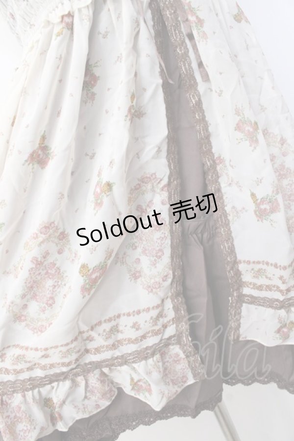 画像4: axes femme / ブーケ柄2WAYワンピース  生成り Y-25-09-25-100-AX-OP-SZ-ZY (4)