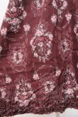 画像5: axes femme / 薔薇リース柄ワンピース  ワイン Y-25-09-25-105-AX-OP-SZ-ZI (5)