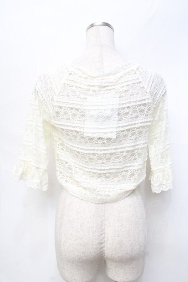 画像3: LIZ LISA / 総レースカーディガン  生成り Y-25-09-25-014-LO-TO-SZ-ZT285 (3)