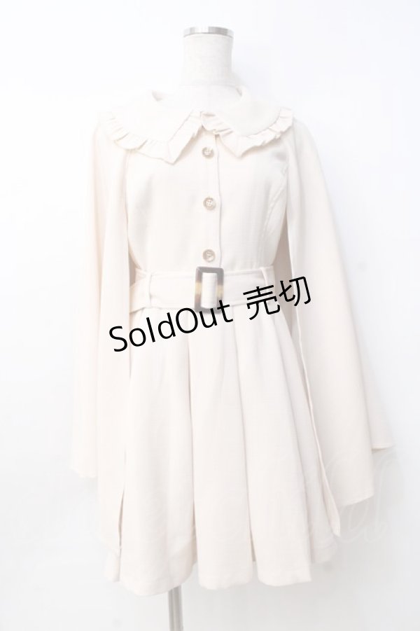 画像1: axes femme POETIQUE / スリット袖風ノースリワンピ  生成り Y-25-09-25-117-AX-OP-SZ-ZY (1)