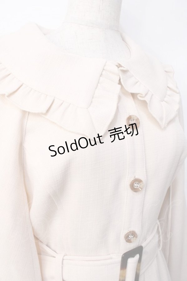 画像3: axes femme POETIQUE / スリット袖風ノースリワンピ  生成り Y-25-09-25-117-AX-OP-SZ-ZY (3)