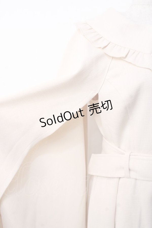 画像4: axes femme POETIQUE / スリット袖風ノースリワンピ  生成り Y-25-09-25-117-AX-OP-SZ-ZY (4)