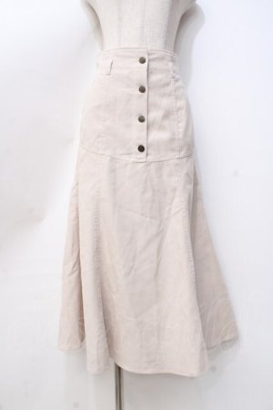 画像: axes femme POETIQUE / コーデュロイマーメイドスカート M ベージュ Y-25-09-25-123-AX-SK-SZ-ZT009