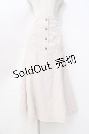 画像: axes femme POETIQUE / コーデュロイマーメイドスカート M ベージュ Y-25-09-25-123-AX-SK-SZ-ZT009