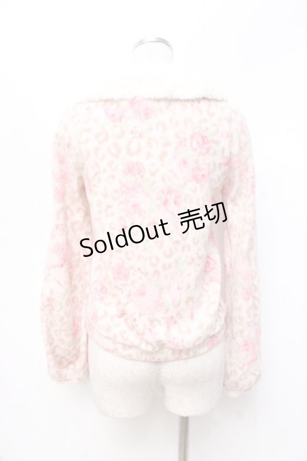 画像2: LIZ LISA / ローズレオパードカーディガン  ピンク Y-25-09-25-019-LO-TO-SZ-ZY (2)