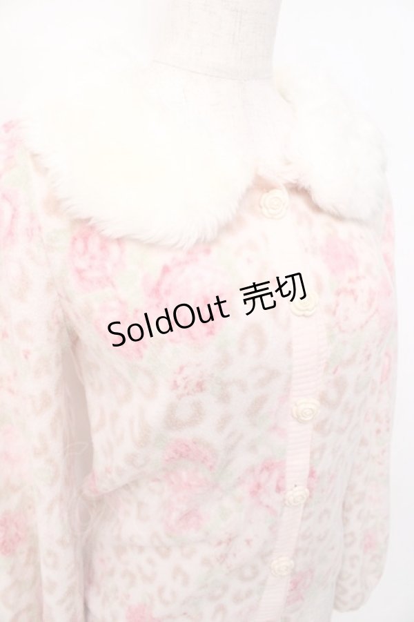 画像3: LIZ LISA / ローズレオパードカーディガン  ピンク Y-25-09-25-019-LO-TO-SZ-ZY (3)