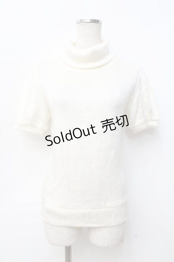 画像1: LIZ LISA / ハイネック半袖ファートップス  生成り Y-25-09-25-023-LO-TO-SZ-ZY (1)