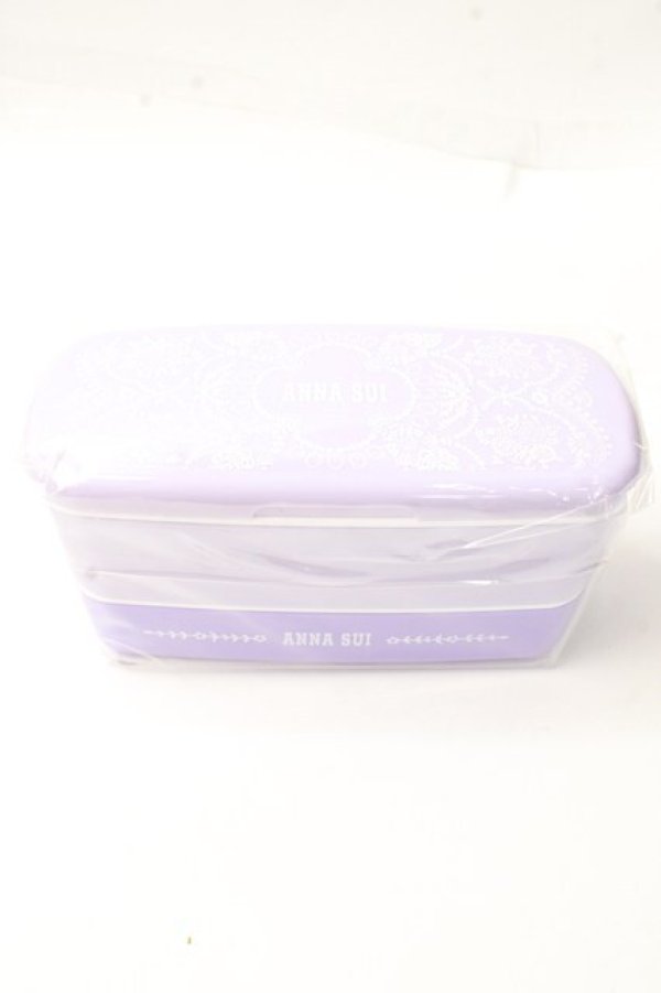 画像1: ANNA SUI / お弁当箱  ラベンダー Y-25-09-29-049-PU-ZA-SZ-ZT488 (1)