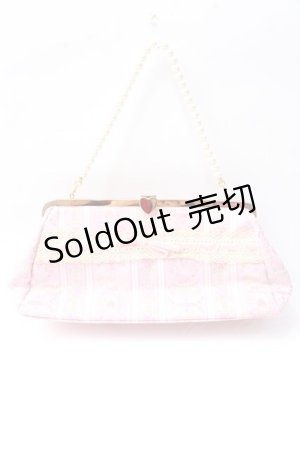 画像: BABY,THE STARS SHINE BRIGHT / ティアラ柄ゴブランがま口Bag  ピンク Y-25-09-29-057-BA-BG-SZ-ZY