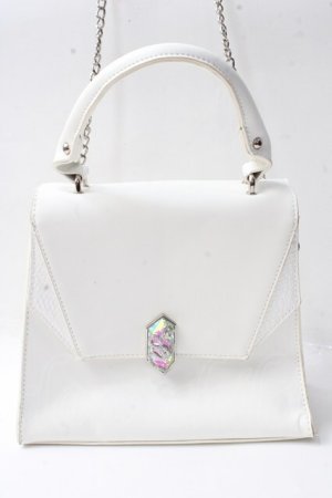 画像: axes femme POETIQUE / 蛇モチーフ金具バッグ  白 Y-25-09-29-060-AX-BG-SZ-ZY